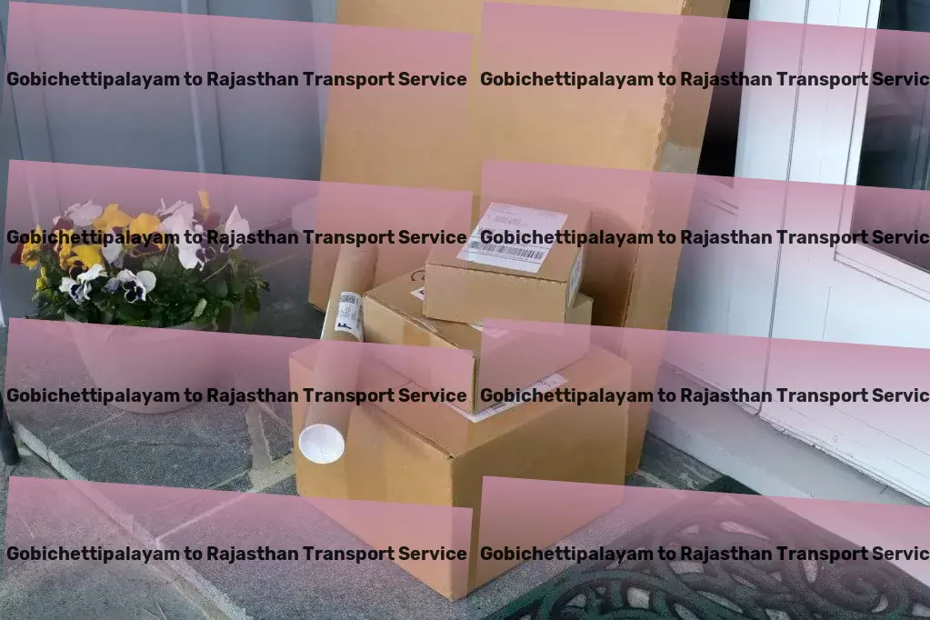 Gobichettipalayam to Rajasthan Transport Heavy cargo logistics