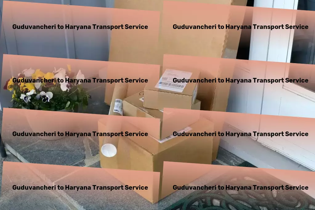 Guduvancheri to Haryana Transport Say goodbye to messes with our storage strategies! - Specialized transport solutions