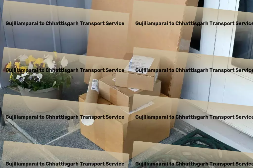 Gujiliamparai to Chhattisgarh Transport Industrial package transport