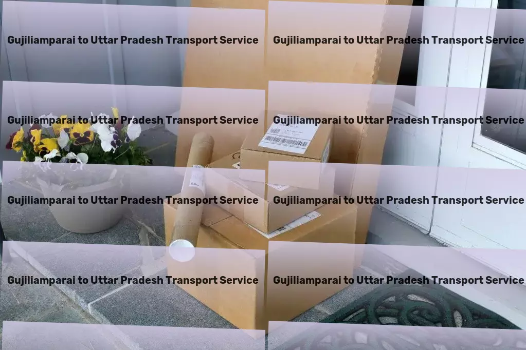 Gujiliamparai to Uttar Pradesh Transport Full truckload freight services