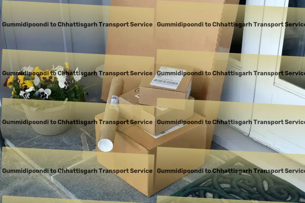 Gummidipoondi to Chhattisgarh Transport Regional package forwarding