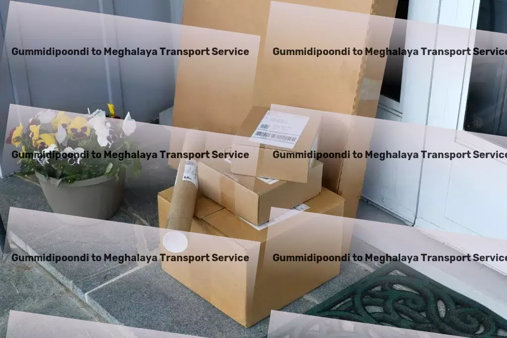 Gummidipoondi to Meghalaya Transport Elevating standards in Indian transportation services one delivery at a time. - Regular freight transport