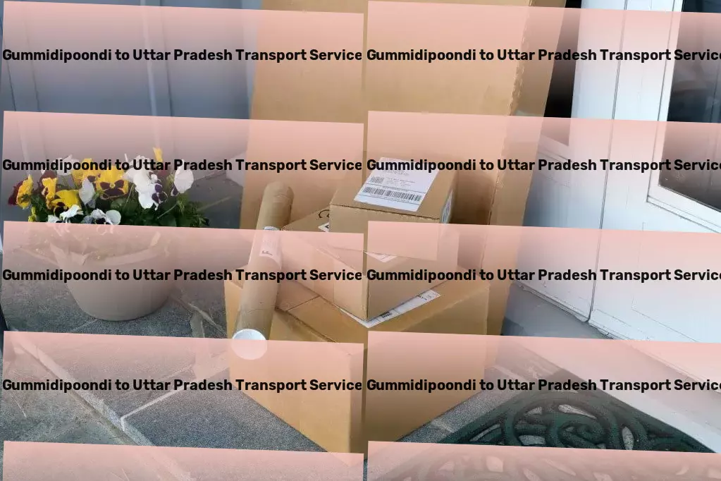 Gummidipoondi to Uttar Pradesh Transport Multi-state freight forwarding