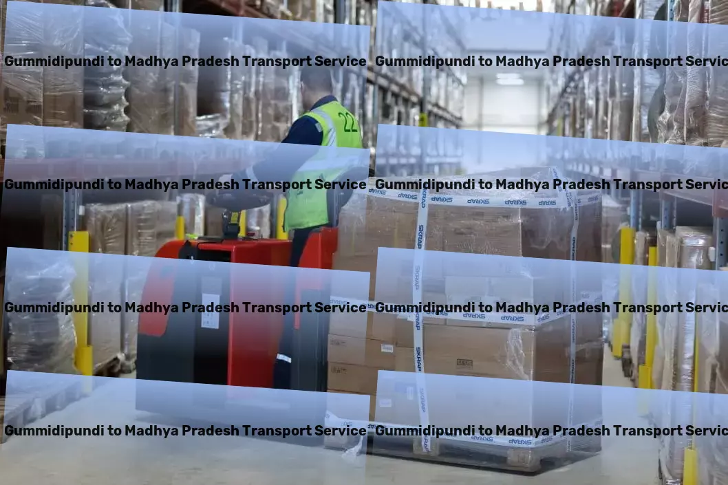 Gummidipundi to Madhya Pradesh Transport Interstate parcel delivery