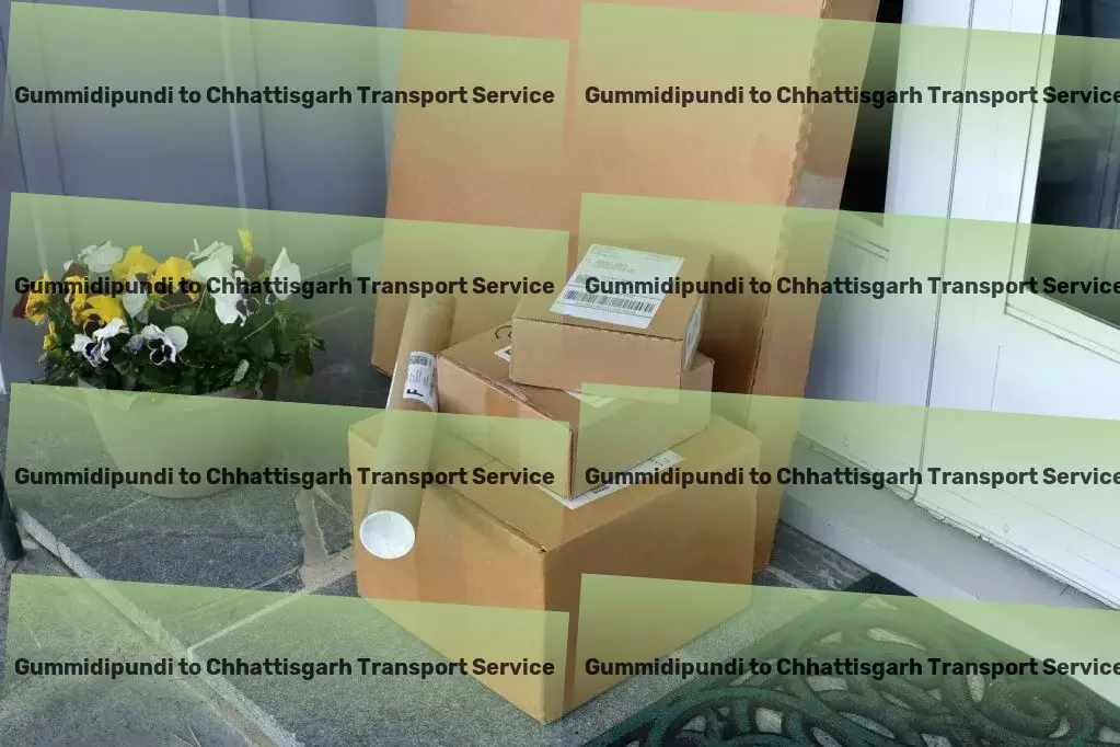 Gummidipundi to Chhattisgarh Transport Experience cinema like never before with insider tips! - Specialized transport operations