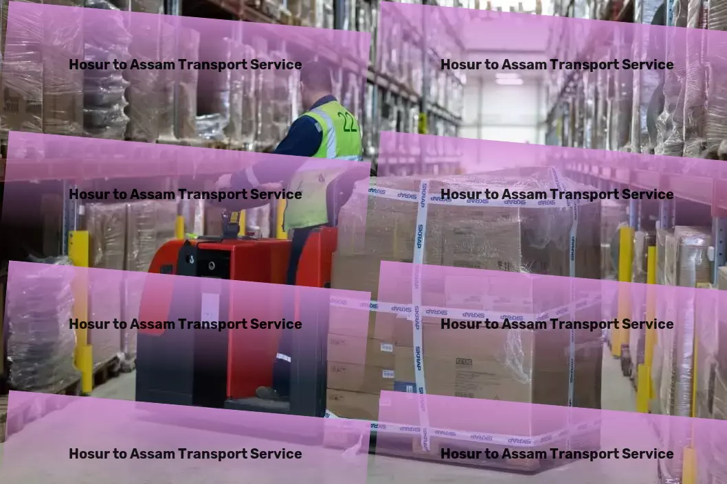 Hosur to Assam Transport The ultimate choice for simplifying your shipping needs in India! - Heavy equipment transportation