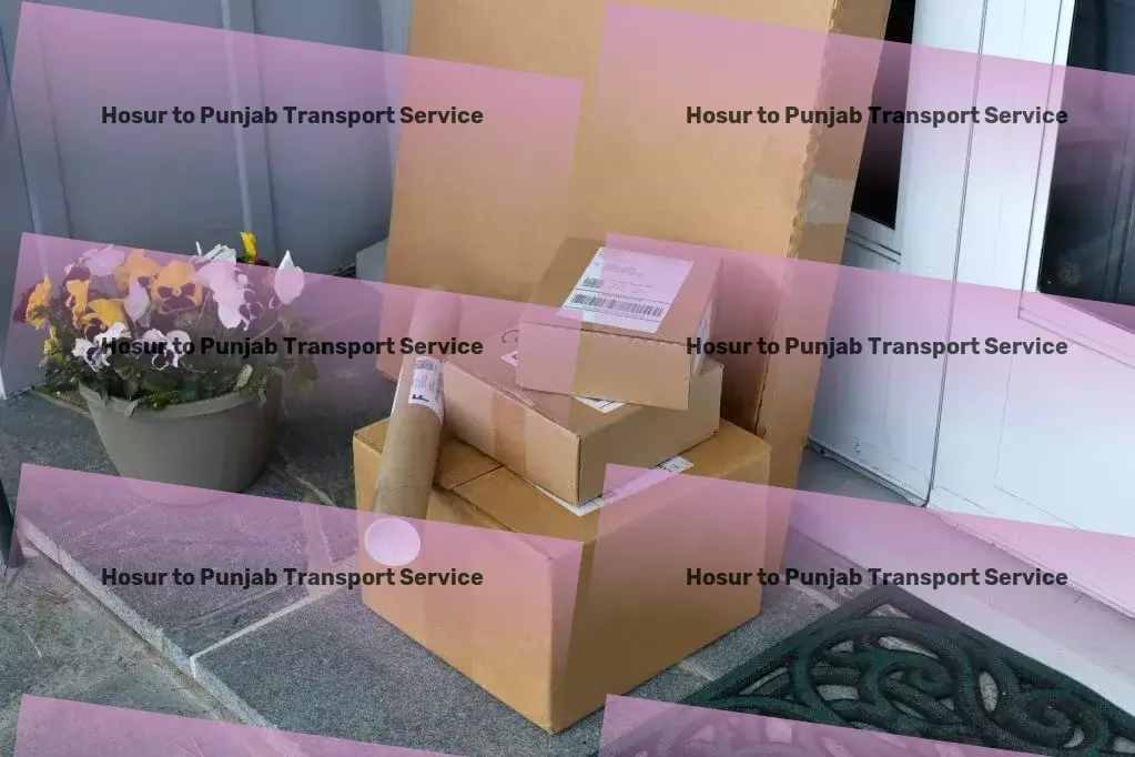 Hosur to Punjab Transport Freight booking platform