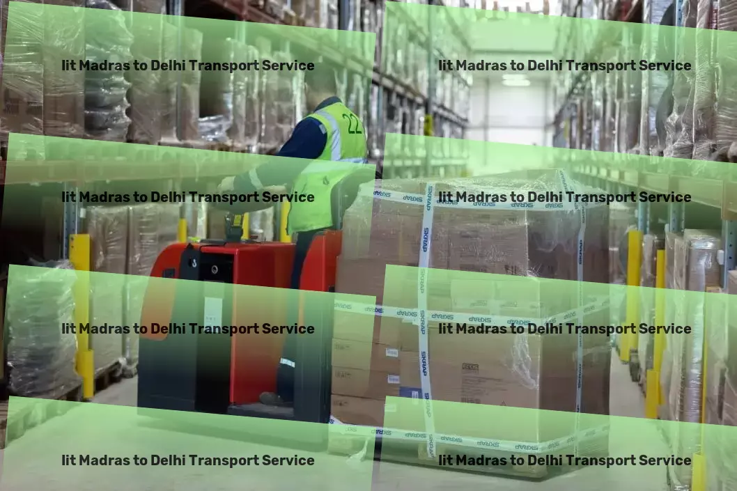 Iit Madras to Delhi Transport Household Transport