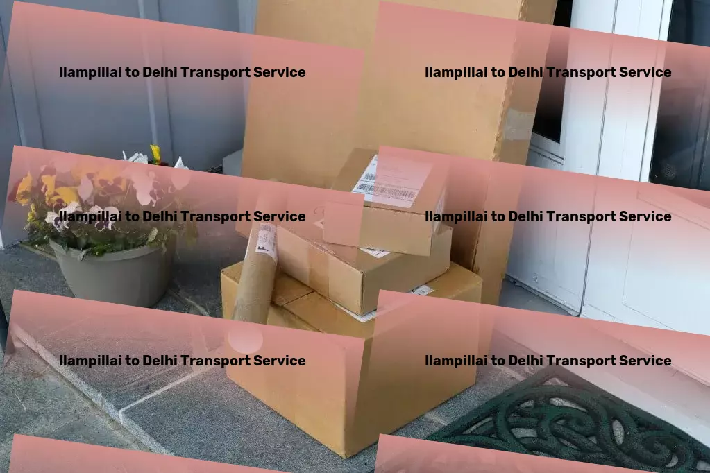 Ilampillai to Delhi Transport Custom freight transport