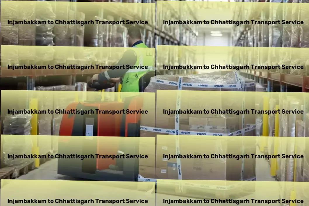 Injambakkam to Chhattisgarh Transport Specialized household moving