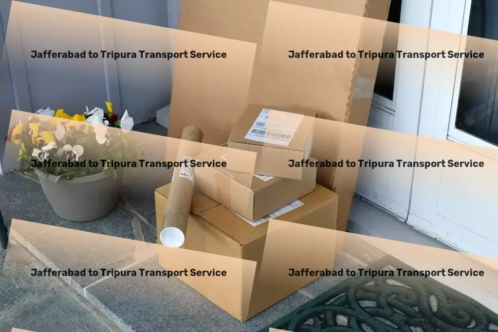 Jafferabad to Tripura Transport Immediate door delivery